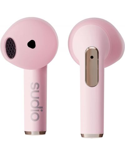 Безжични слушалки Sudio - N2, TWS, розови - 2