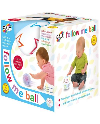 Бебешка играчка Galt - Движеща се топка, Следвай ме - 1