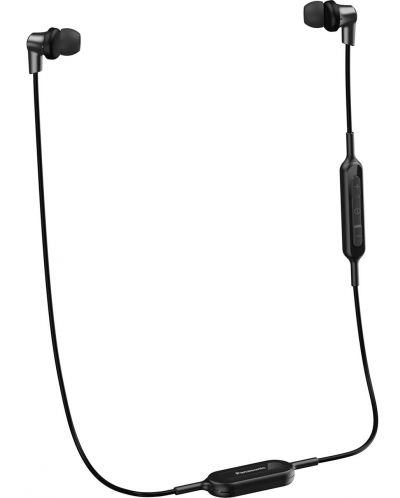 Слушалкис микрофон  Panasonic RP-NJ300BE-K  - черни - 1