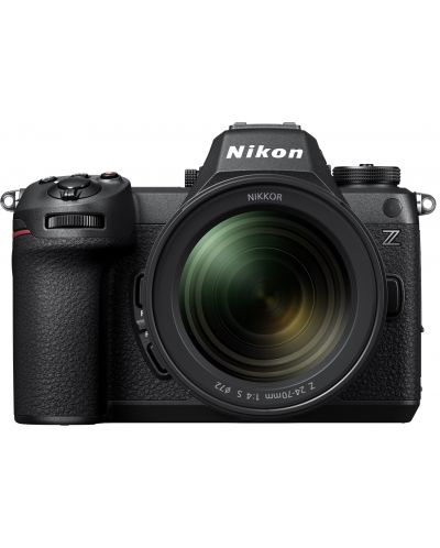Безогледален фотоапарат Nikon - Z6 III, Nikkor Z 24-70 mm, f/4 S, черен - 2