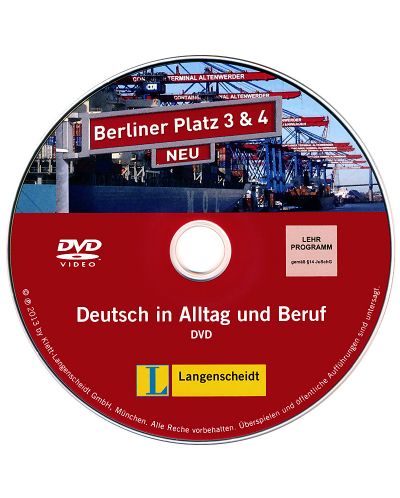 Berliner Platz Neu 3 и 4: Немски език - ниво В1 и В2 (DVD) - 2