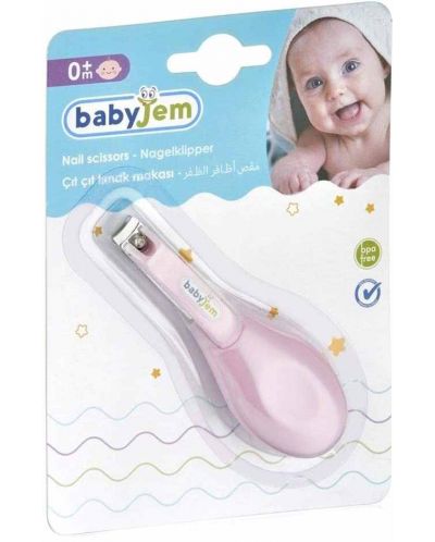 Бебешка нокторезачка BabyJem - Pink - 3