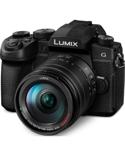 Безогледален фотоапарат Panasonic - Lumix DC-G90, 14-140mm, Black - 1