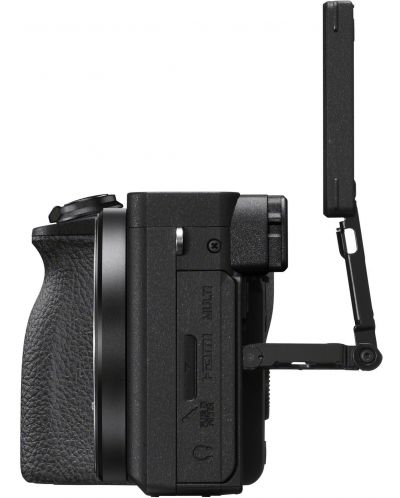 Безогледален фотоапарат Sony - A6600, 24.2MPx, черен - 4