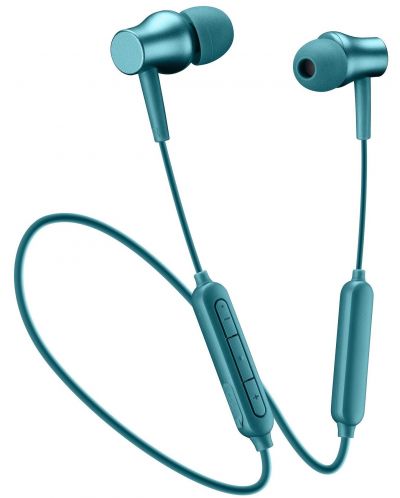 Безжични слушалки с микрофон Cellularline - Savage, зелени - 1