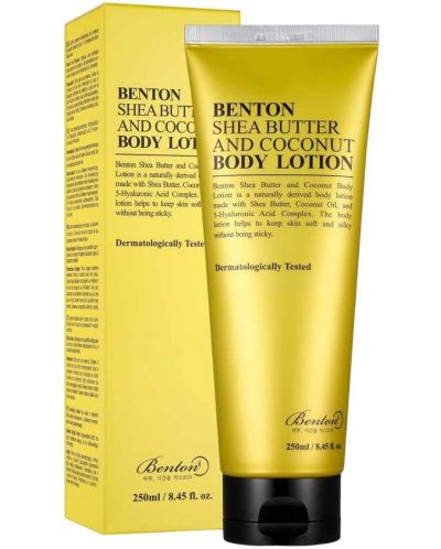 Benton Лосион за тяло Shea Butter and Coconut, 250 ml - 1