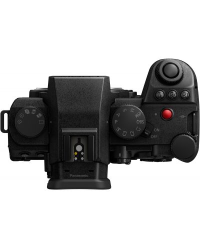 Безогледален фотоапарат Panasonic - Lumix S5 IIX, 24.2MPx, черен - 4