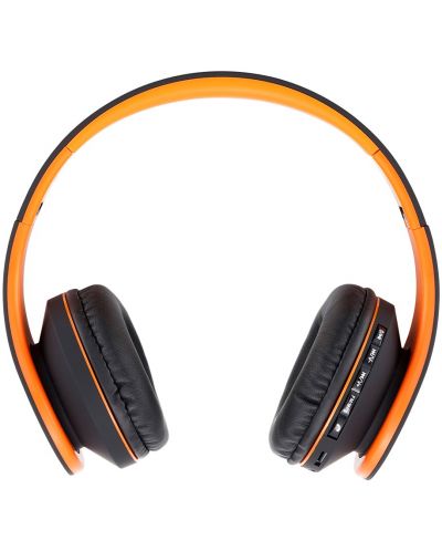 Безжични слушалки PowerLocus - P1, оранжеви - 4