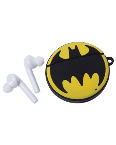 Безжични слушалки Warner Bros - Batman, TWS, черни/жълти - 2