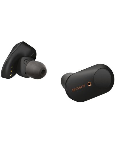 Безжични слушалки с микрофон Sony - WF-1000XM3, черни - 3