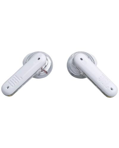 Безжични слушалки JBL - Tune Flex Ghost Edition, TWS, ANC, бели - 9