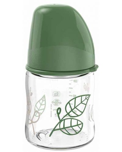 Бебешко шише за момче NIP Green - Cherry, Flow S, 120 ml - 1
