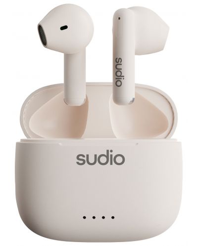 Безжични слушалки Sudio - A1, TWS, бели - 1