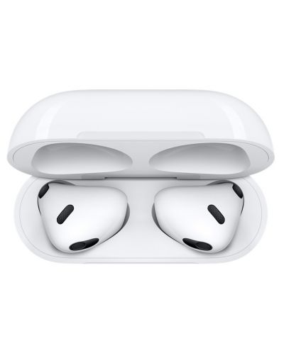 Безжични слушалки Apple - AirPods 3, Lightning Case, TWS, бели - 4