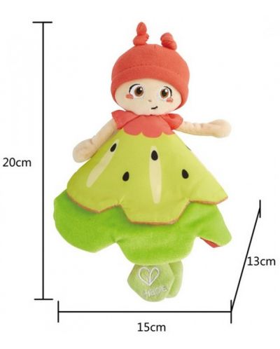 Бебешка играчка HaPe International - Мека кукличка цветче, асортимент - 3