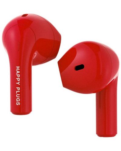 Безжични слушалки Happy Plugs - Joy, TWS, червени - 5
