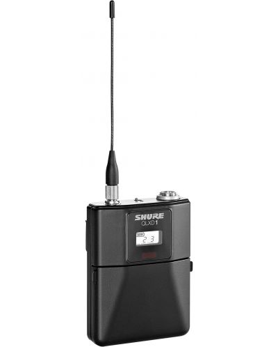 Безжичен предавател Shure - QLXD1-P51, черен - 2