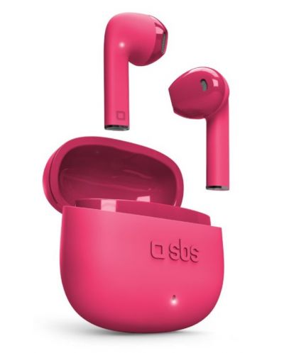 Безжични слушалки SBS - One Color, TWS, розови - 1