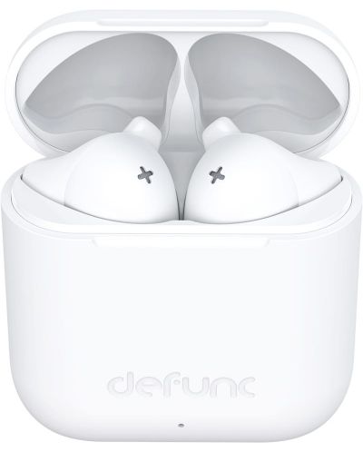 Безжични слушалки Defunc - TRUE GO Slim, TWS, бели - 4