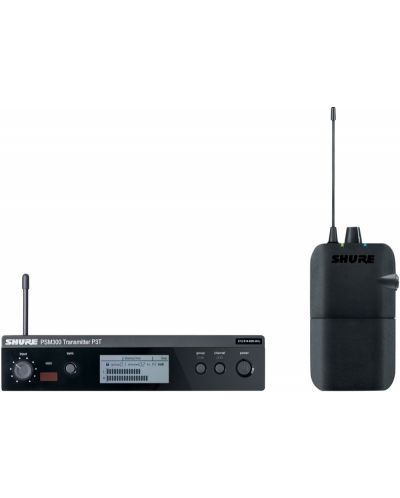 Безжична микрофонна система Shure - P3TER112GR/L19, черна - 2