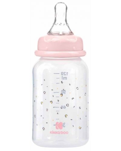 Бебешко шише KikkaBoo Savanna - РР, 120 ml, розово - 2