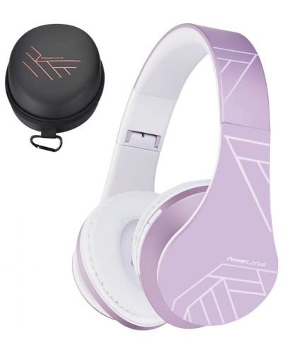 Безжични слушалки PowerLocus - P2, лилави - 5