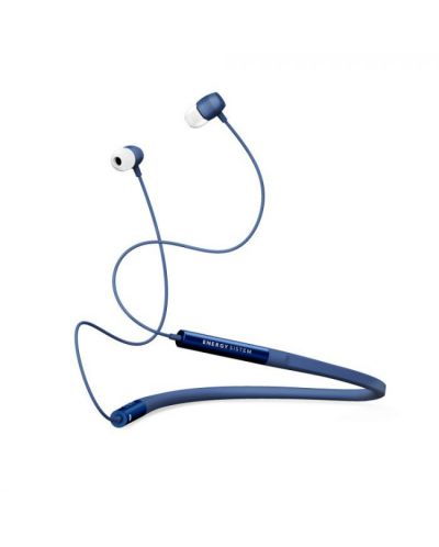 Безжични слушалки Energy Sistem - Earphones Neckband 3, сини - 4