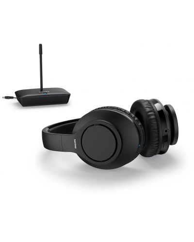 Безжични слушалки Philips - TAH6005BK/10, черни - 2