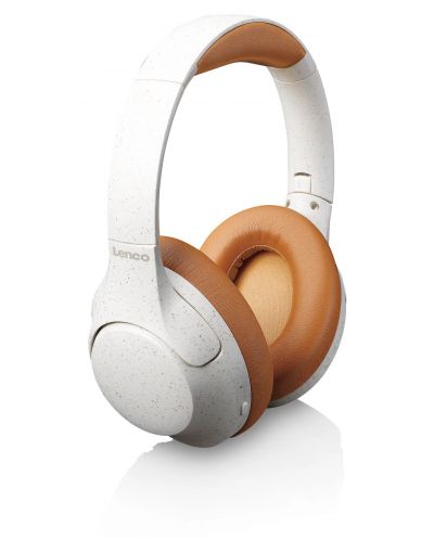 Безжични слушалки Lenco - HPB-830GY, ANC, сиви/оранжеви - 2