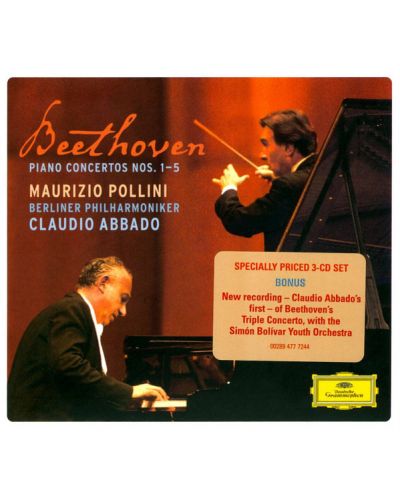 Beethoven: The Piano Concertos; Concerto for Piano, Violin &amp; Cello op.56(3 CD)