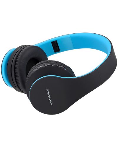 Безжични слушалки PowerLocus - P1, сини - 4