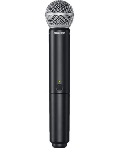 Безжичен микрофон Shure - BLX2/SM58, черен - 1