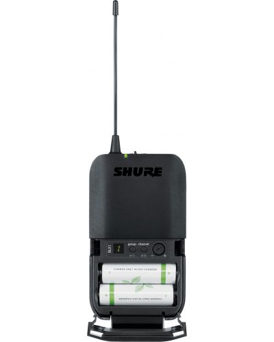 Безжична микрофонна система Shure - BLX14E/CVL, черна - 4