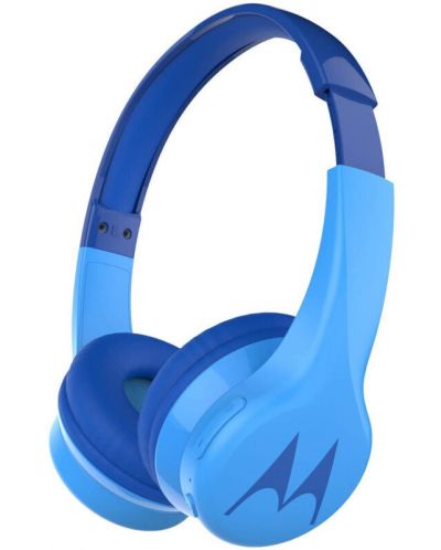 Безжични слушалки с микрофон Motorola - Squads 300, сини - 2