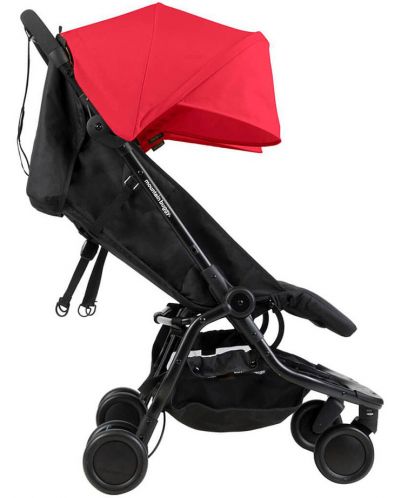 Бебешка количка за близнаци Phil & Teds - Mountain Buggy Nano Duo V1, червена - 4
