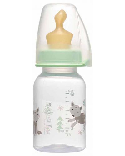 Бебешко шише NIP - Family, РР, Flow S, 0-6 м, 125 ml - 1