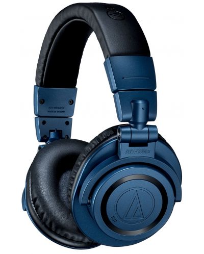 Безжични слушалки Audio-Technica - ATH-M50xBT2DS, черни/сини - 1