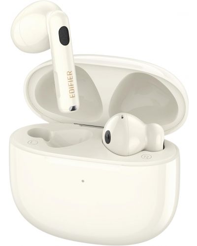 Безжични слушалки Edifier - W320TN, TWS, ANC, Ivory - 1