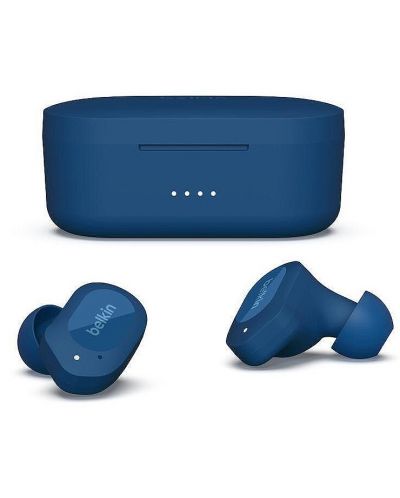 Безжични слушалки Belkin - Soundform Play, TWS, сини - 2