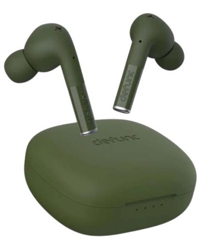 Безжични слушалки Defunc - True Entertainment, TWS, зелени - 1
