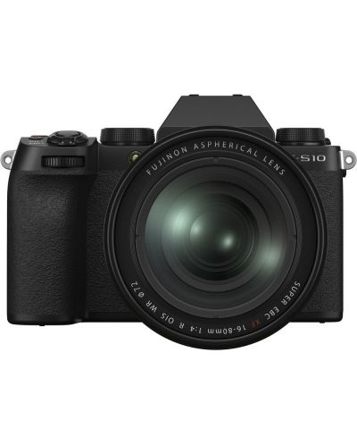 Безогледален фотоапарат Fujifilm - X-S10, XF 16-80mm, черен - 2