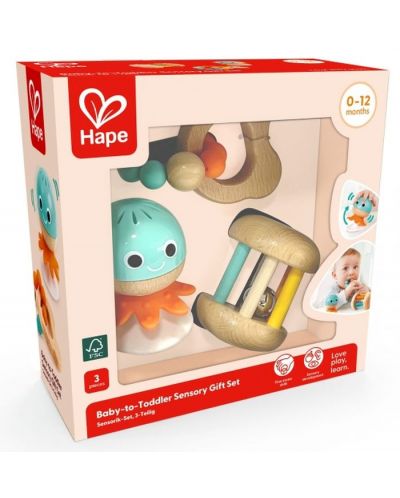Бебешки сензорен комплект от 3 части HaPe International - 3