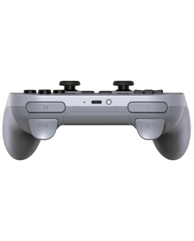 Безжичен контролер 8BitDo - Pro 2, Hall Effect Edition, сив (Nintendo Switch/PC) - 4