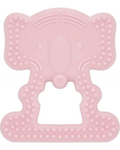 Бебешка гризалка BabyJem - Elephant, Pink - 1