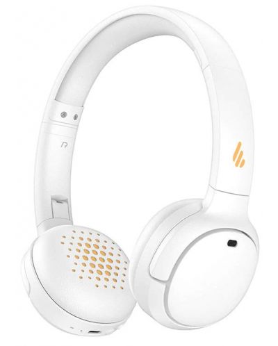 Безжични слушалки с микрофон Edifier - WH500, бели/жълти - 2