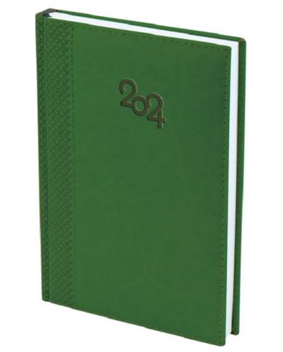 Бележник Spree - С термокорица, 168 листа, зелен, 2024 - 1
