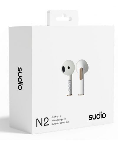 Безжични слушалки Sudio - N2, TWS, бели - 5