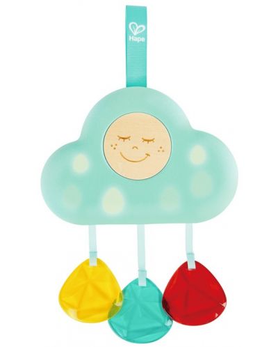 Бебешка музикална играчка HaPe International - Светещо облаче - 1