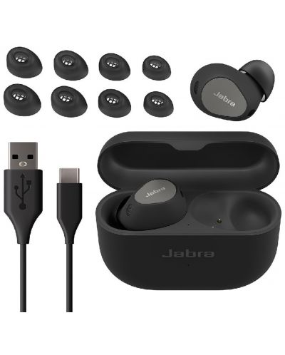 Безжични Слушалки Jabra -  Elite 10, TWS, ANC, Titanium Black - 5