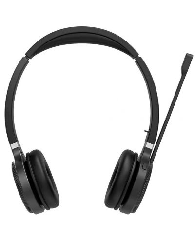 Безжични слушалки с микрофон Yeаlink - WH62, черни - 5
